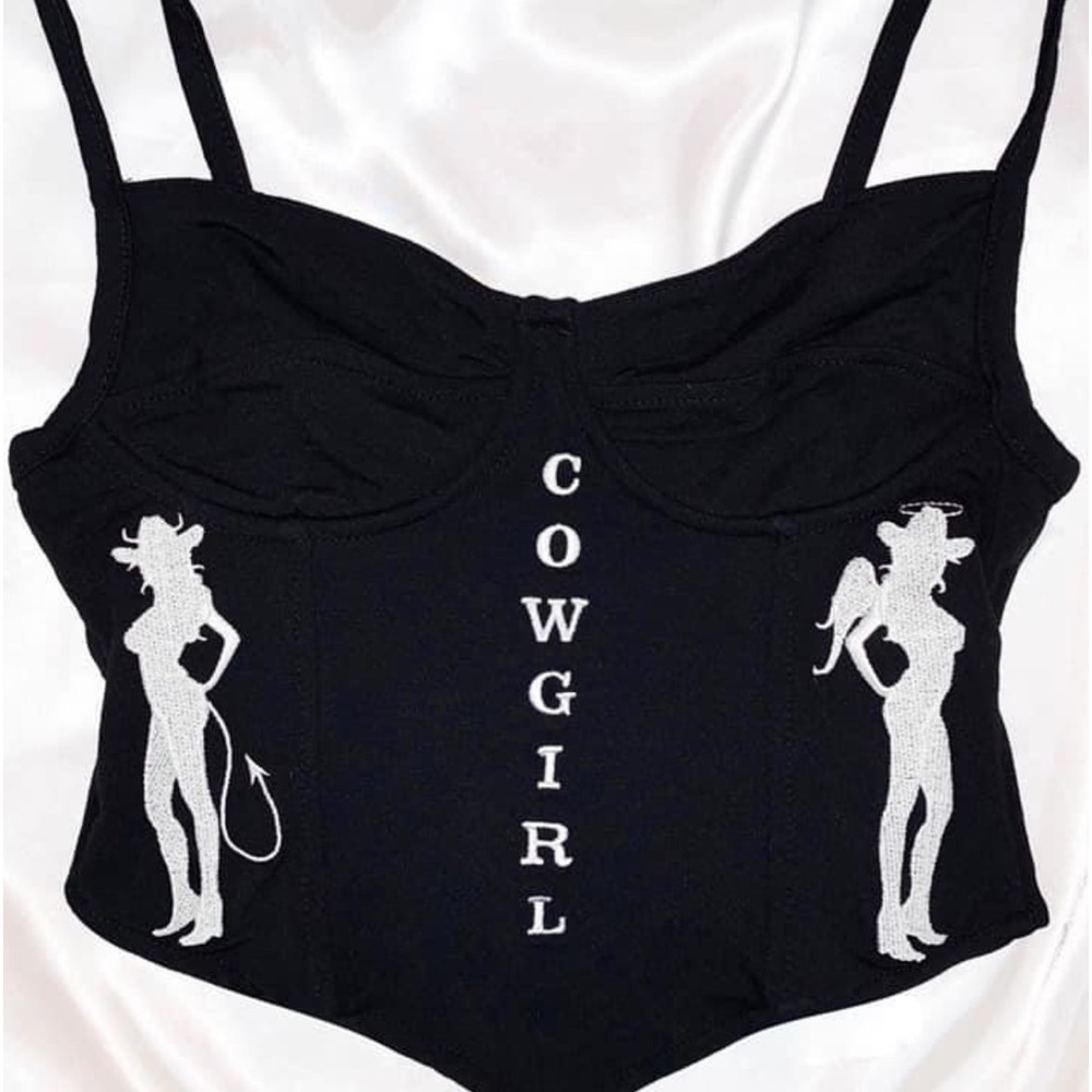 NWOT O-Mighty Cowgirl Corset Cami